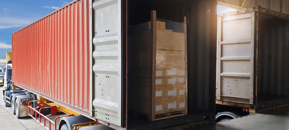 Shipping container and cargo